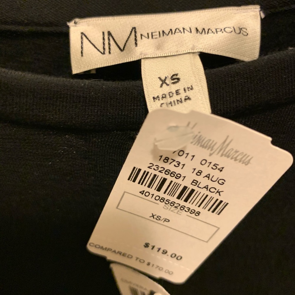 NM Black Studded Poncho - Picture 7 of 8